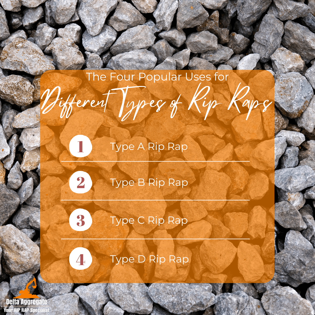 4 Popular Uses for Different Types of Rip Raps Locally Mined in Florida
